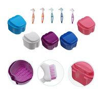 10 Pcs Hanging Net Container For Denture Care Contenitore Pulizia Protesi