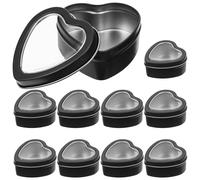 10 Pcs Heart Shaped Tin Box Scatola Di Caramelle Scatole Per Biscotti