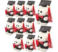10 Pcs La Bambola Del Dottor Orso Bambino Scuola Peluche Di Laurea