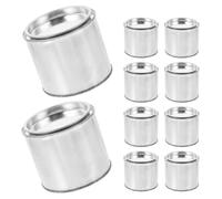 10 Pcs Lattine Di Metallo Barattoli Vernice Paint Cans with Lids Contenitore