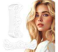10 pcs Lentiggini Glitter Tatuaggio Facciale,Tatuaggi Glitterati Temporanei,Tatuaggi Glitterati con Lentiggini, Pellicola Argento, Design Impermeabile,Accessori per Feste-QBT019