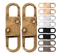 10 Pcs Linguetta Della Cerniera Cappotto Clip Per Tirante Cursore Zip