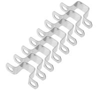 10 Pcs Mintegne Del Tubo Quadrato Fascetta Stringitubo Acciaio