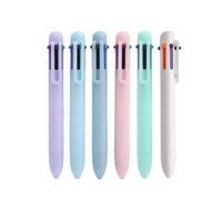 10 Pcs Multicolore Penna a Sfera Premere A Interruttore Colori per Student