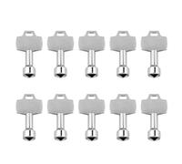 10 Pcs Multiplo Multiniera 9 Mm Chiave Chiave Per Spinger Triangolare Per Le Emergenze Ascensore Solleva Porta Triangolare Del Pannello Tasto Della Scatola Elettrica