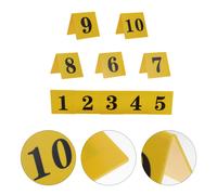 10 PCS Numeri Di Tavolo Decorazioni Per Feste Da Detective Indizi