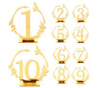 10 Pcs Numeri Per Tavoli Ristorante Segni Del Tavolo Da Matrimonio