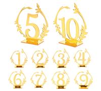 10 Pcs Numeri Tavolo Ristorante Segni Del Numero Della Tabella Matrimonio