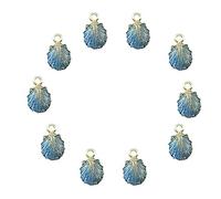 10 Pcs Ocean Conch Seashell Starfish Pendant Charms Handmade Diy Jewelry Making Practical and clever