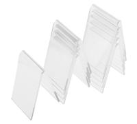 10 Pcs Organizer Porta Scarpe Supporto Rialzato in Acrilico Organizzatore Di