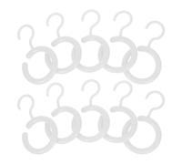 10 Pcs Organizer Sciarpe Porta Grucce Di Plastica Gancio Per Borse