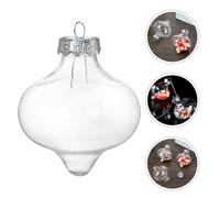 10 Pcs Palline Di Plastica Trasparenti Ornamenti Chiari Per L'artigianato