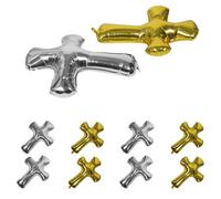 10 Pcs Palloncini Forma Di Croce Per Feste Palloncino Religioso 3D