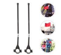 10 Pcs Palo Della Bandiera Delle Auto Asta Portabandiera Bici Piccolo