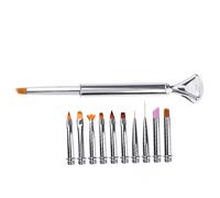 10 Pcs Penna Gel Per Unghie Pennelli Nail Art Strumento Artistiche