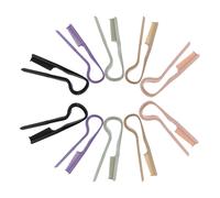 10 Pcs Pettine Lisciante Per Capelli Kit Pennello Levigante Raddrizzando