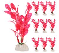 10 Pcs Piante Di Plastica Per Acquari Decorazione Acquario False L'acquario