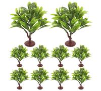 10 Pcs Piantina Finta Piante Realistiche Piccola Pianta Piccole Finte