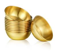 10 Pcs Piatti Di Salsa Per Salse in Acciaio Inossidabile Sapore Servire Vassoi