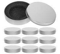 10 Pcs Piccoli Contenitori Di Latta Contenitore Per Lo Zucchero Coperchio