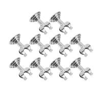 10 Pcs Portacarte Da Tavolo in Metallo Clip Per Scaffali Di Vendita Dettaglio