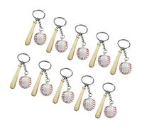 10 Pcs Portachiavi Con Berretto Da Baseball Per Bambini Accessori