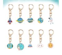 10 Pcs Portachiavi Creativo Simpatico Carini Accessori Della Catena Chiave