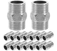 10 Pcs Prolunga Per Tubo Flessibile Connettore Dell'acqua Metallico Da Giardino