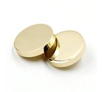 10 PCS Pulsante Piano Metallico Abbigliamento Donna Abbigliamento Uomo Maglia Camicia Uomo Camicia Button Camicia Camicia Suit Pantaloni Tasto di cucito a Forma di Rotondo (25mm, Oro)