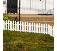 10 Pcs Recinzione Plastica Staccionata X Giardino Perimetrale Del