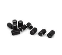 10 Pcs Resistori Variabili 6mm Diametro del Foro Potenziometro Manopola Tappo di Copertura Potenziometri 10mmx16mm Nero AMNzOgOdL