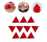 10 Pcs Riflettore Di Avvertimento Riflettori Per Rimorchi Plastica