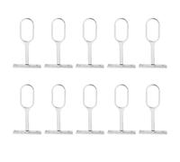 10 Pcs Rinforzo Per Asta Dell'armadio L'organizzazione Staffa Portapalo