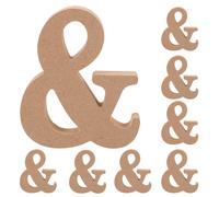 10 PCS Ritaglio Di Legno Non Finito Craft Wood Board Artigianato