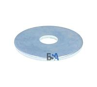 10 pcs Rondelle Piane a fascia larga 4 volte foro M6 x 24 IROX 01 Acciaio Zincato Classe HV 100