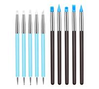 10 PCS Rubber Clay Sculpting Tools, Silicone and Polymer Modeling Dott