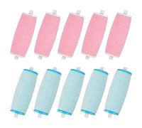 10 pcs Rulli di Ricambio per Pedicure Elettrico - Grana Grossa e Fine | Ricariche Testine a Rullo di Ricambio Pedicure,pietra pomice piedi, Piedino in Pomice Compatibili con Scholl Velvet Soft