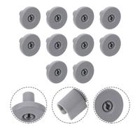 10 Pcs Ruote Per Lavastoviglie Ruota Del Cestello Inferiore Rullo