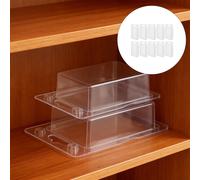 10 Pcs Scatola Di Imballaggio Hardware Trasparente Contenitore Plastica