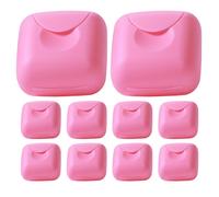 10 Pcs Scatola Di Sapone Portatile Con Coperchio Portasapone Da Viaggio