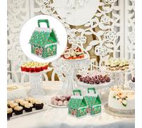 10 Pcs Scatoline Natale Natalizie Per Caramelle Contenitori Di Chicche