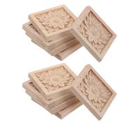 10 Pcs Sculture in Legno Per Mobili Applique Ante Dell'armadio Da Cucina