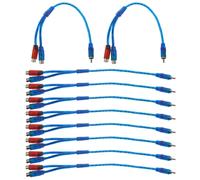 10 Pcs Sdoppiatore Aux Adattatore Per Cavo Audio Auto Divisore Filo