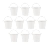 10 PCS Secchi Decorativi Secchielli Piccoli Latta Secchio Di Fiori