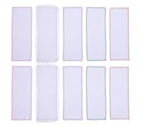 10 Pcs Segnalibro Da Ricamo Ricamato Mano Kit Di Segnalibri Fatti