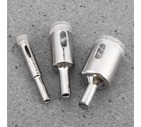 10 Pcs Set Apri Fori Punta Da Trapano Diamantata Tazza Per