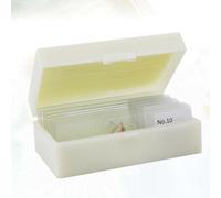 10 PCS/Set Vetrini Microscopio Preparati Per Preparato Diapositive