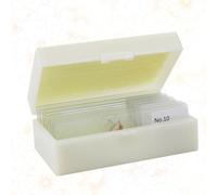 10 PCS/Set Vetrini Per Microscopio Preparati Biologico Preparato Diapositive