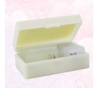 10 PCS/Set Vetrini Preparati Per Microscopio Biologico Preparato Diapositive