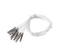 10 Pezzi Sensori di Temperatura della Sonda, PT100 platino Resister Sonda Sensore Temperatura Impermeabili, 20 ℃ - 250 ℃ Trasduttori di Temperatura